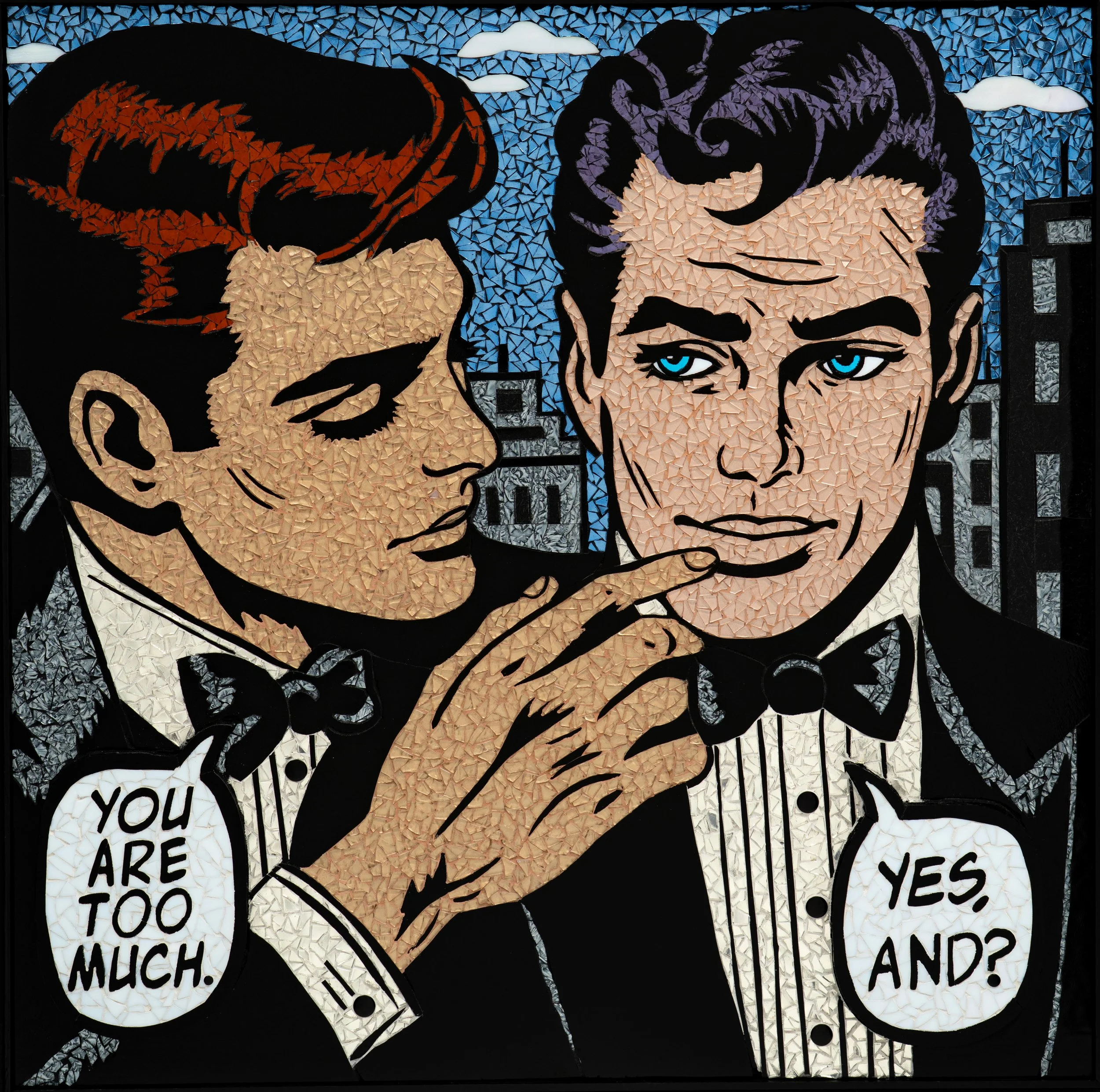 I wouldn't change a thing, Glass Mosaic, 36 x 36 in., 2026