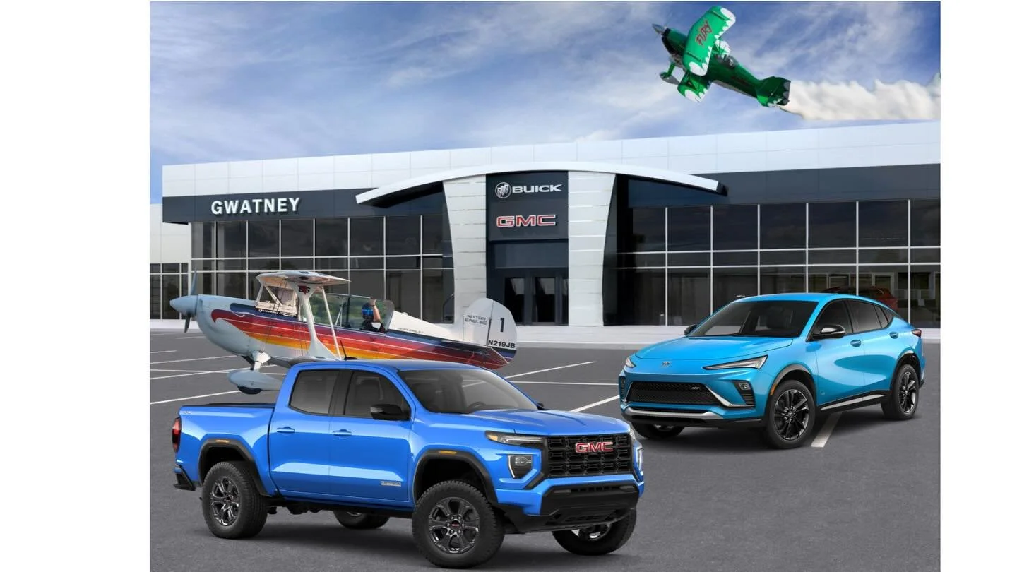 Huge shoutout and a massive THANK YOU to our incredible Airshow Day Show Sponsor, Gwatney Buick GMC! ✈️🚘

The team at Gwatney Buick GMC are great people and we are proud to have them as part of our Airshow family. Their support helps us build an ama