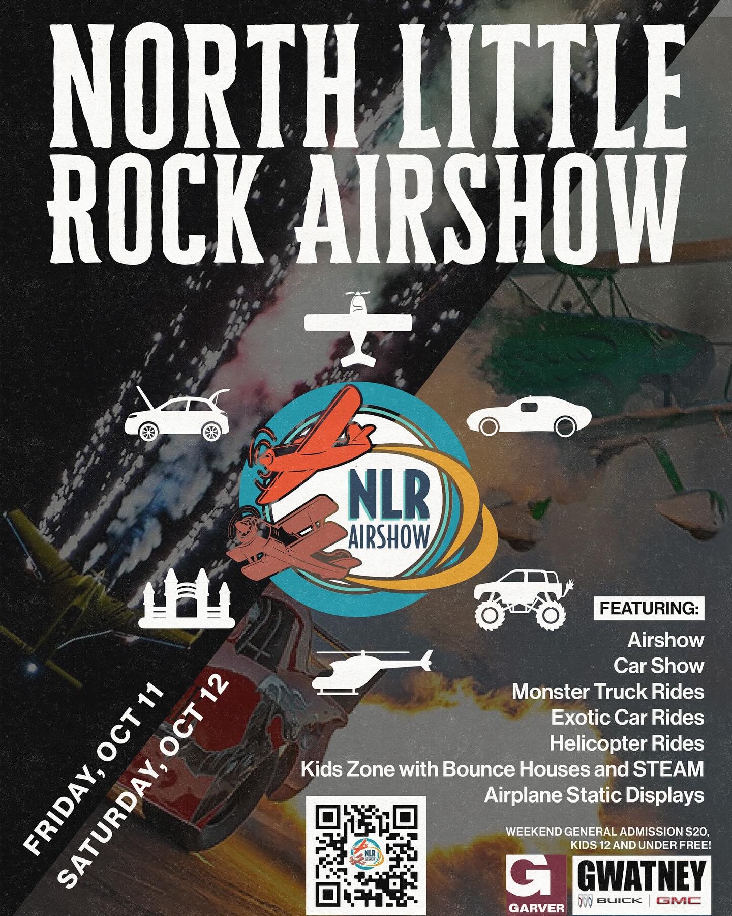 ✈️ ONLY 5 DAYS OUT 🙌 Buy your tickets NOW and SAVE!
📅 October 11-12, 2024
📍 North Little Rock Regional Airport
Don&rsquo;t miss out! 🎟️🔥
