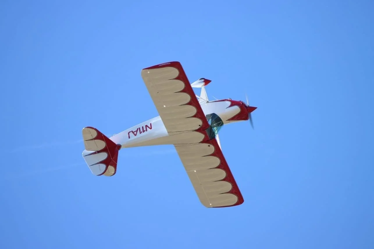 Eric Hollingsworth in his Clipped Wing TCraft