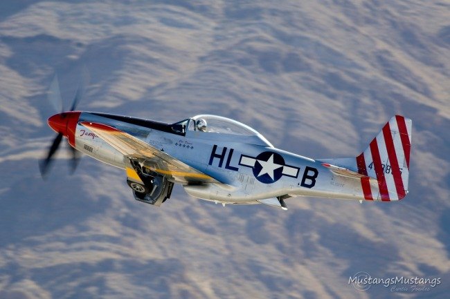 Jonesboro, AR native Mickey Seeman will showcase the power of the US during WW2 in his P-51 "Tempus Fugit"