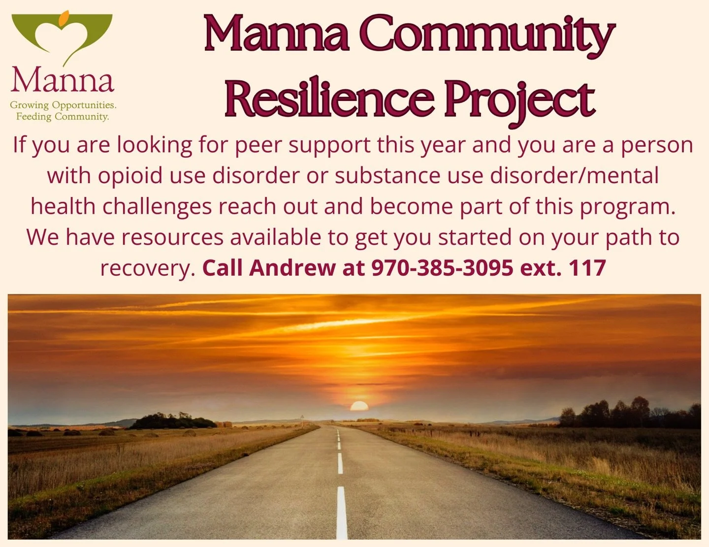 💛 A place for healing, hope, and new beginnings is growing at @mannadurango.

A new year is unfolding, and Manna is expanding our services to meet our community with deeper care, compassion, and connection. This moment is about hope, resilience, and