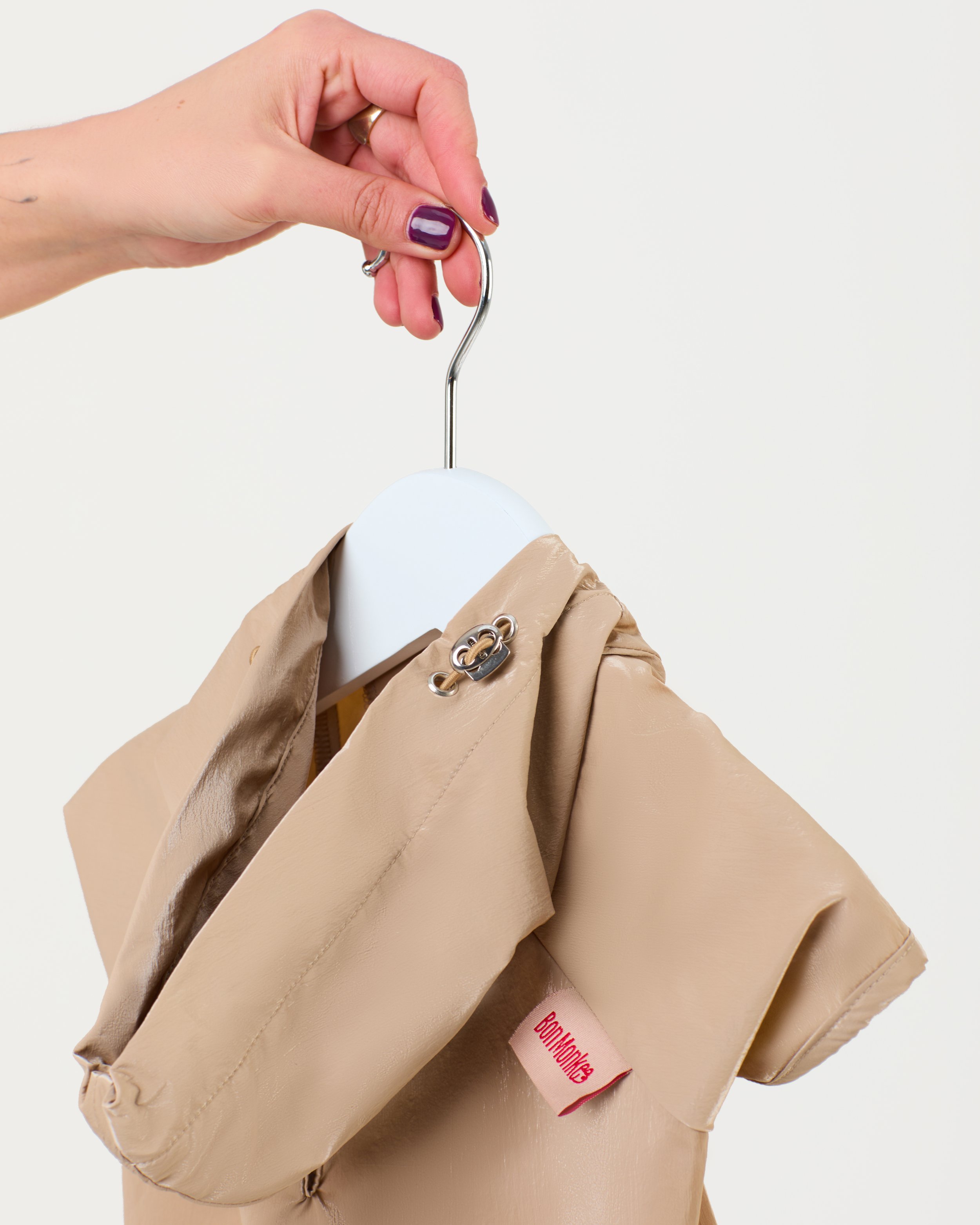 hooded raincoat in beige for dogs.jpg