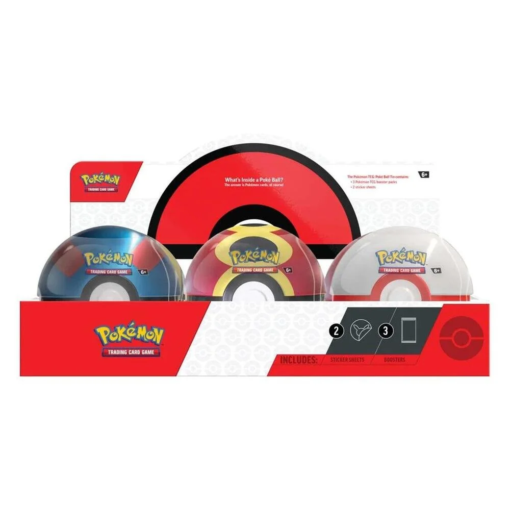 Poke Ball Tin Display
