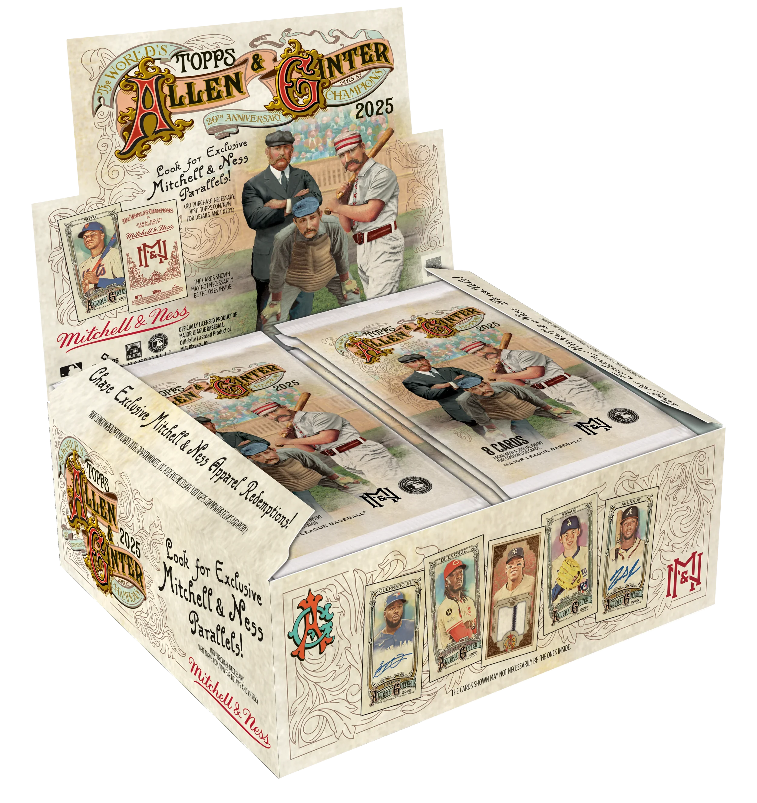 2025 Topps Allen & Ginter Baseball x Mitchell & Ness Exclusive Hobby Box