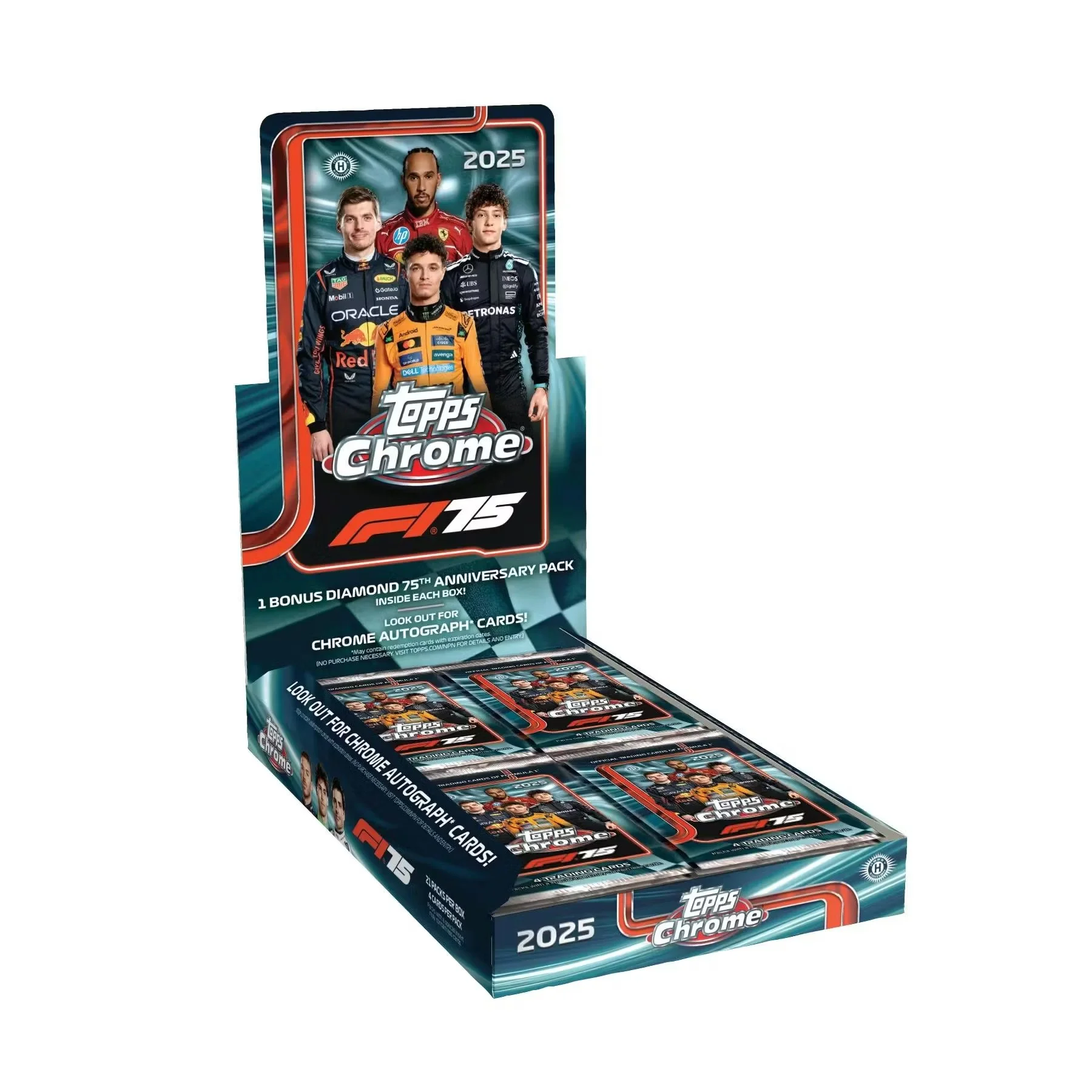 2025 Topps Chrome F1 Formula 1 Hobby Box