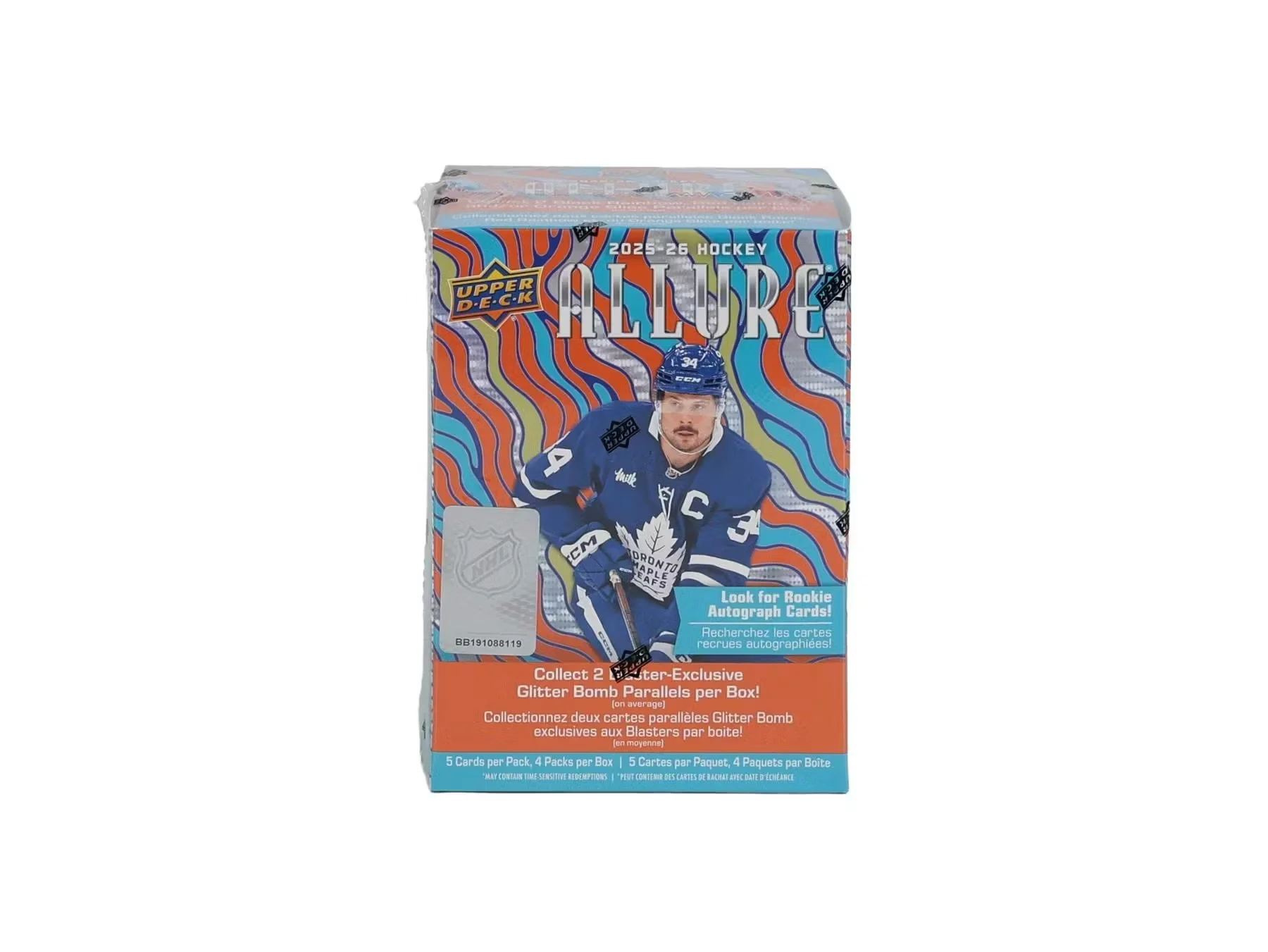 2025-26 Upper Deck Allure Hockey 4-Pack Blaster Box