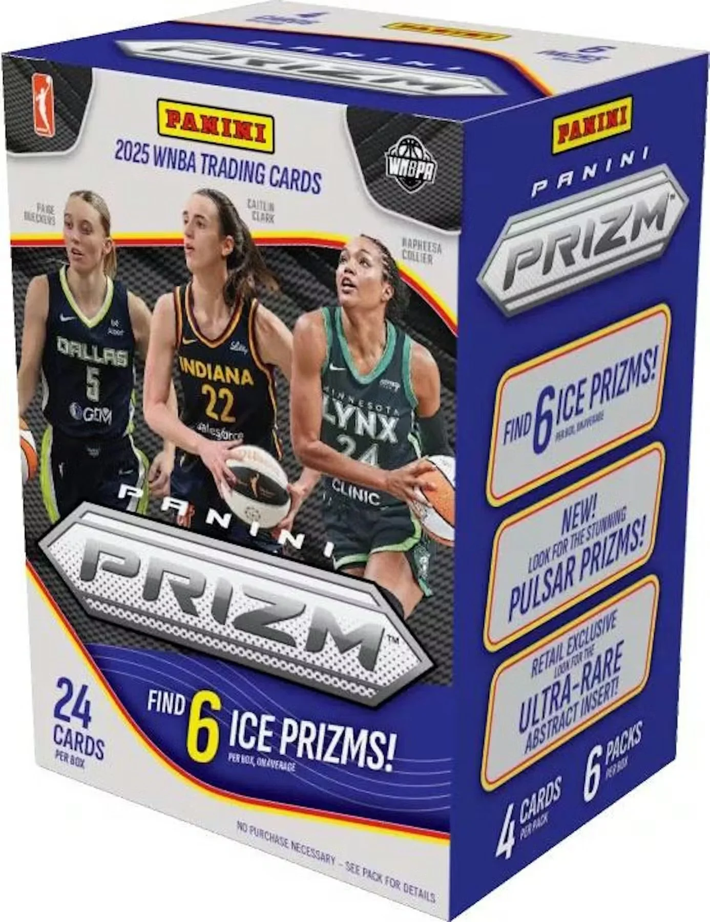 2025 Panini Prizm WNBA Basketball 6-Pack Blaster Box