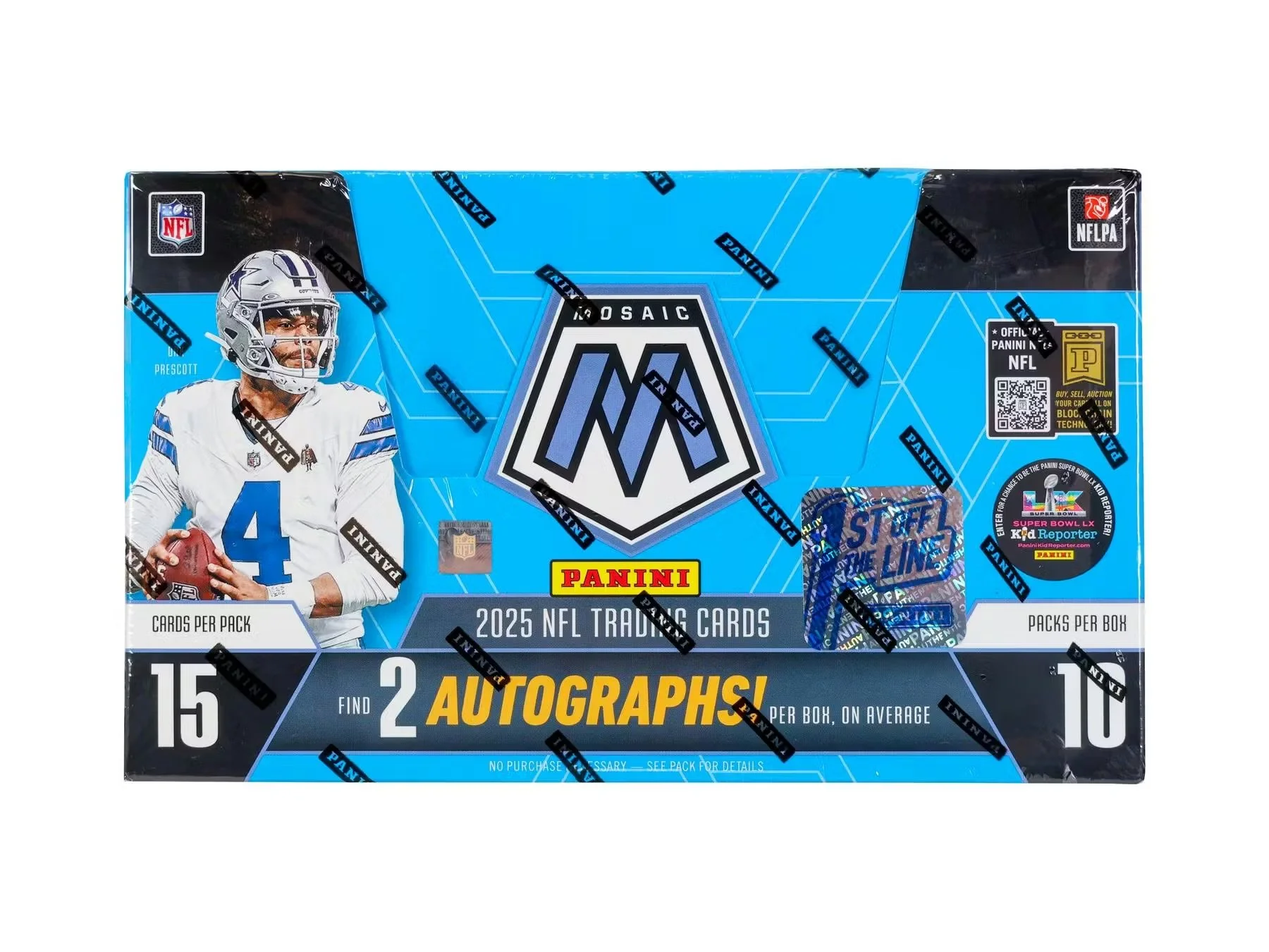 2025 Panini Mosaic Football 1st Off The Line FOTL Hobby Box
