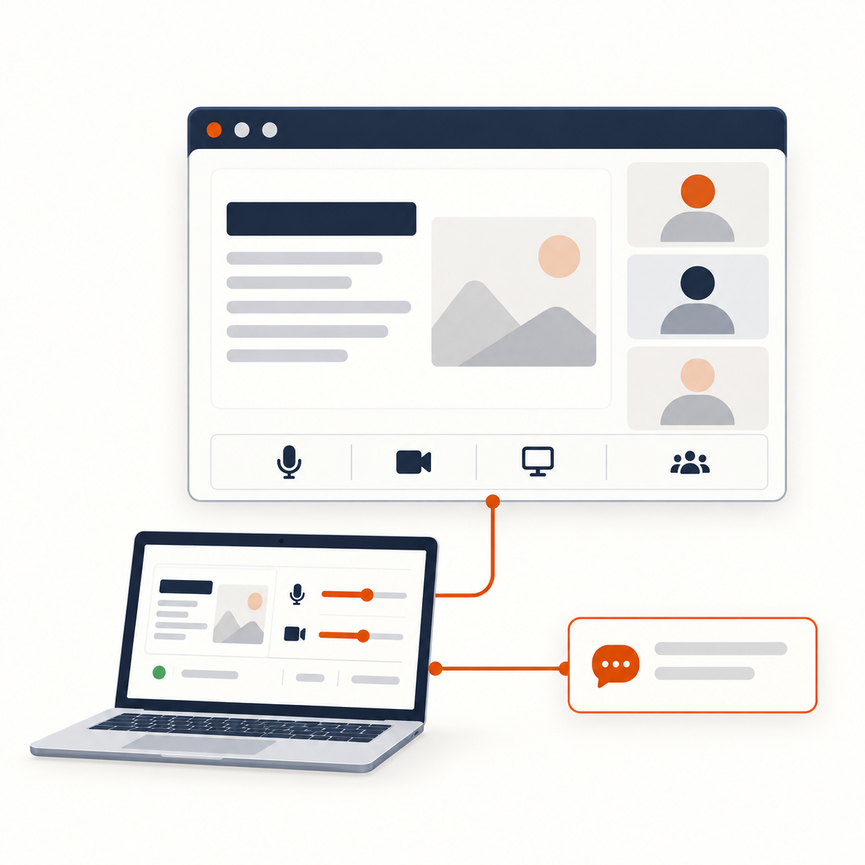 Technische Webinarbegleitung