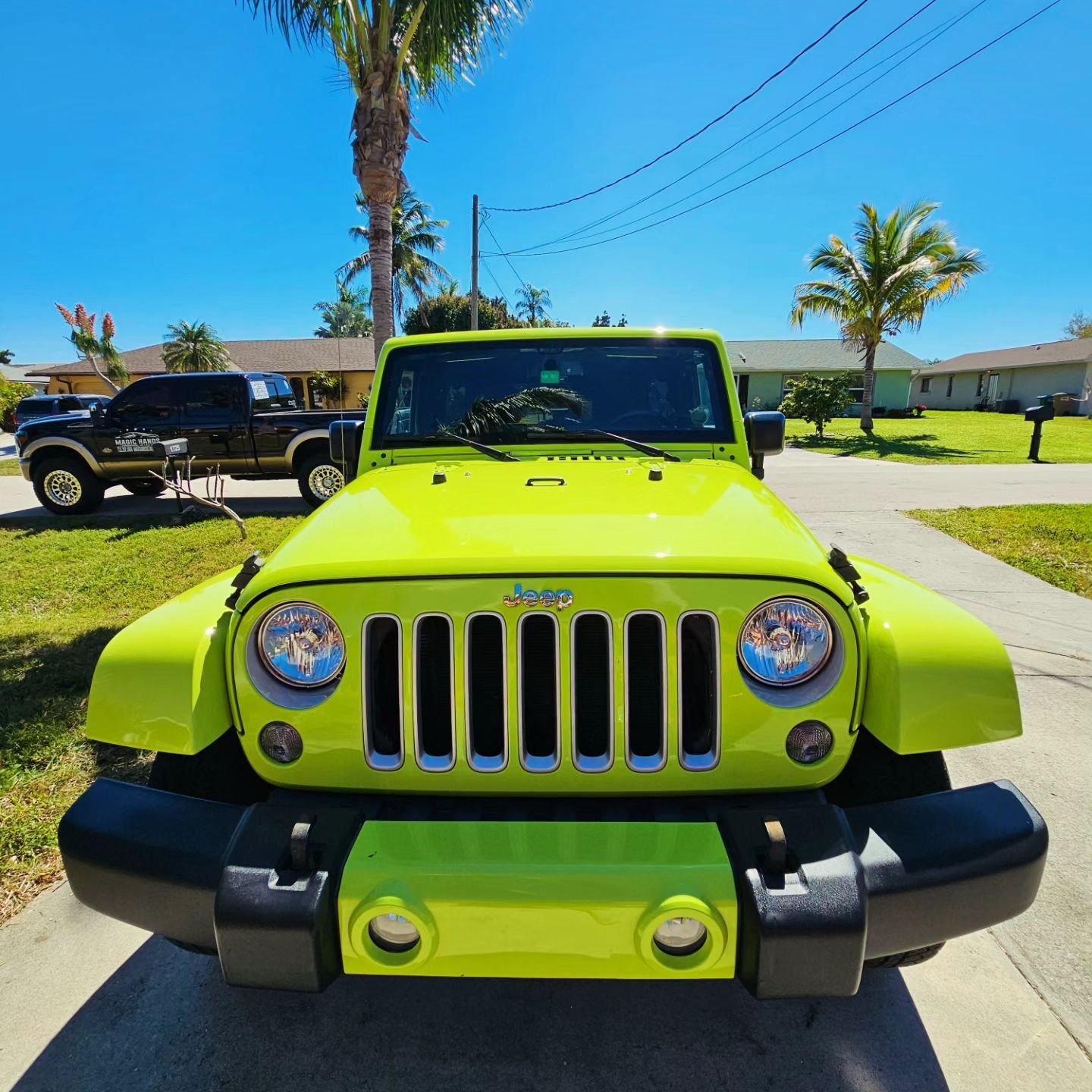 This jeep is ready to go on any adventure after receiving our Standard Detail Package along with trim conditioning to bring back life to the sun faded trim. We can either temporarily dye or ceramic coat trim to enhance the gloss and shine.
-
Book now