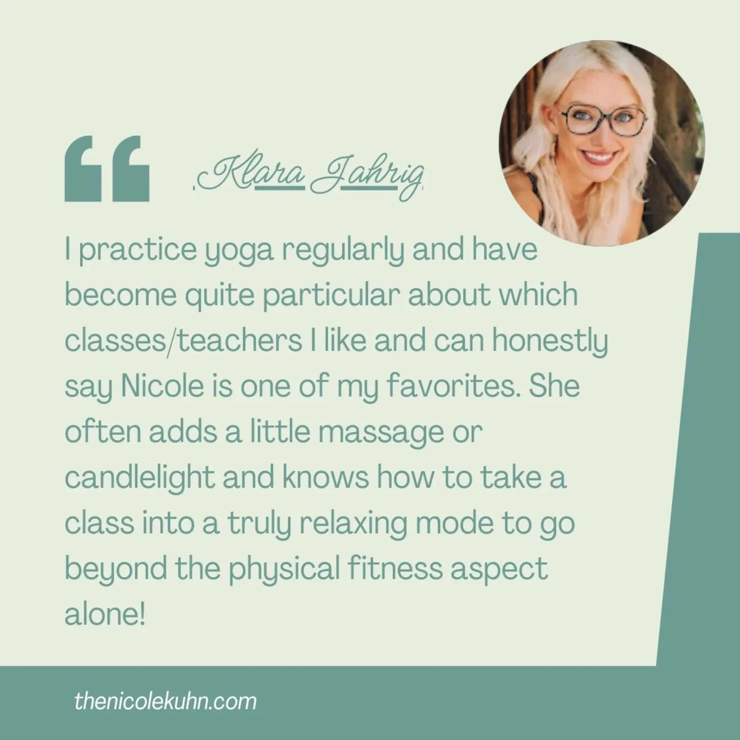 Tuesday Testimonial 🤍

When someone who practises yoga regularly and knows exactly what they&rsquo;re looking for says this &mdash; I listen.

Because yoga isn&rsquo;t just movement.
It&rsquo;s the pause after.
The nervous system softening.
The mome