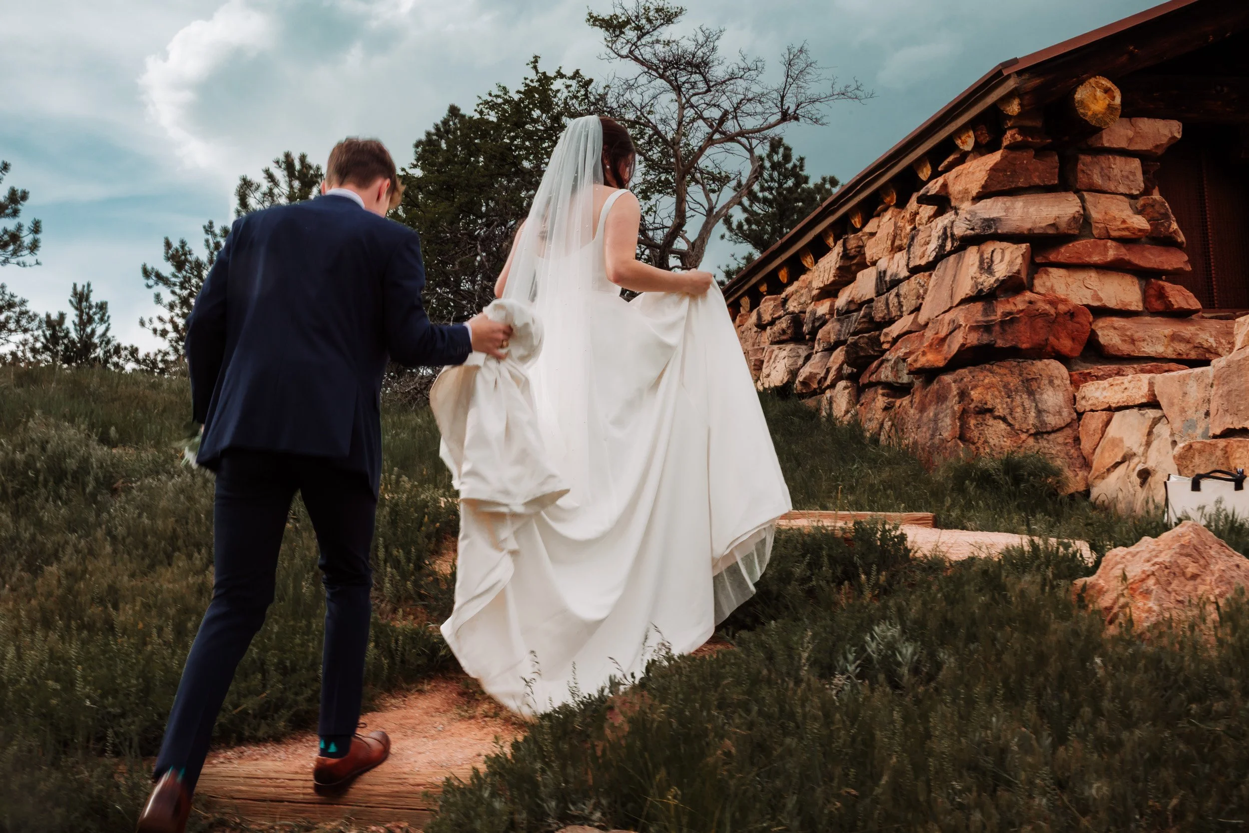 A Joyful Small Wedding at Halfway House in Boulder | Sam &amp; Grace