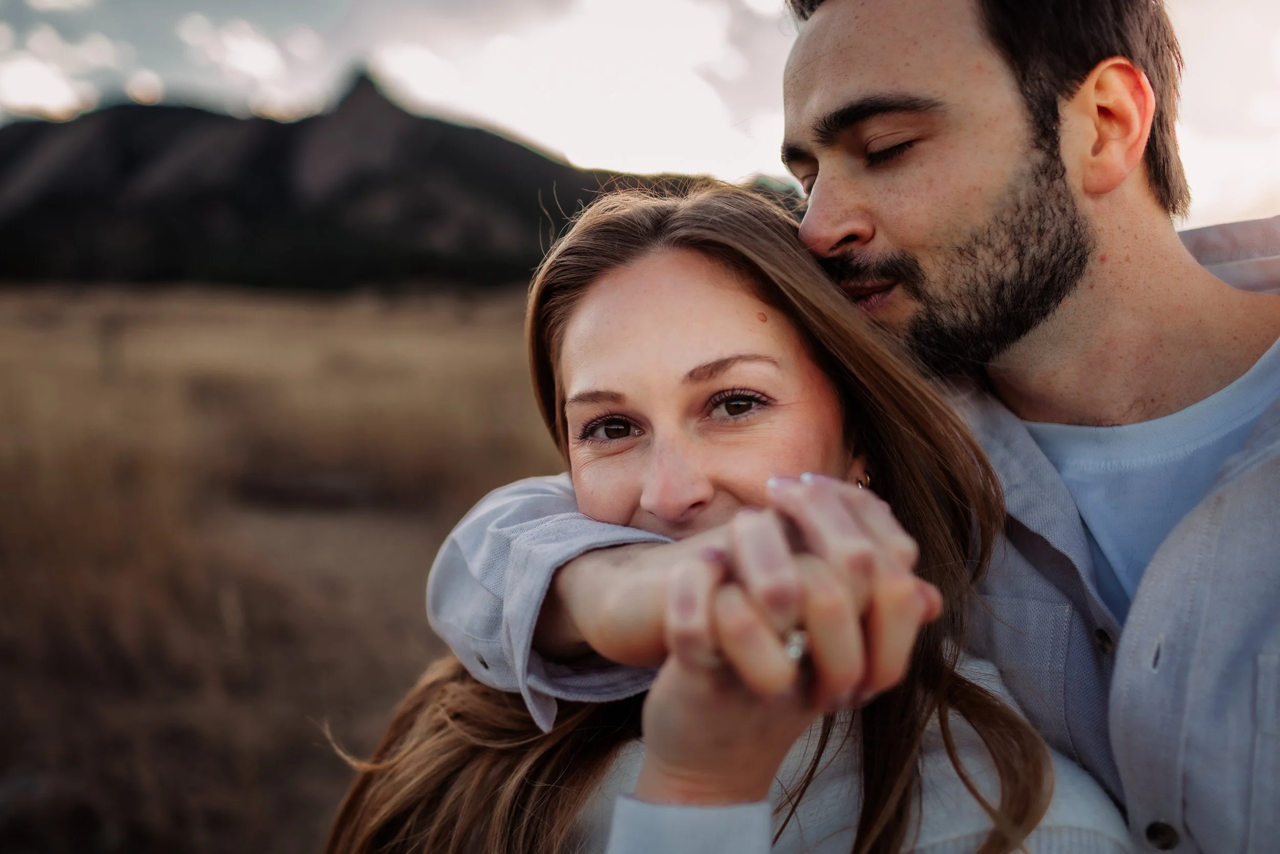 Late Fall Engagement Photos at Chautauqua Park | Katie &amp; Jax in Boulder, CO