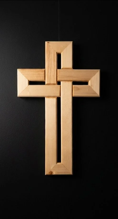handcrafted cross