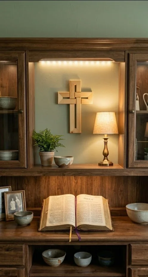 handcrafted cross