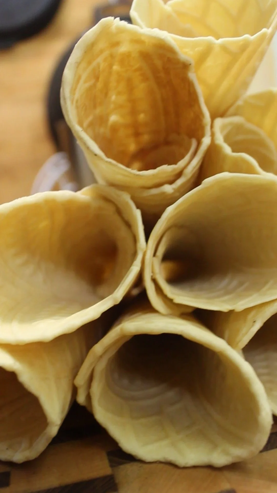 pizzelle cone