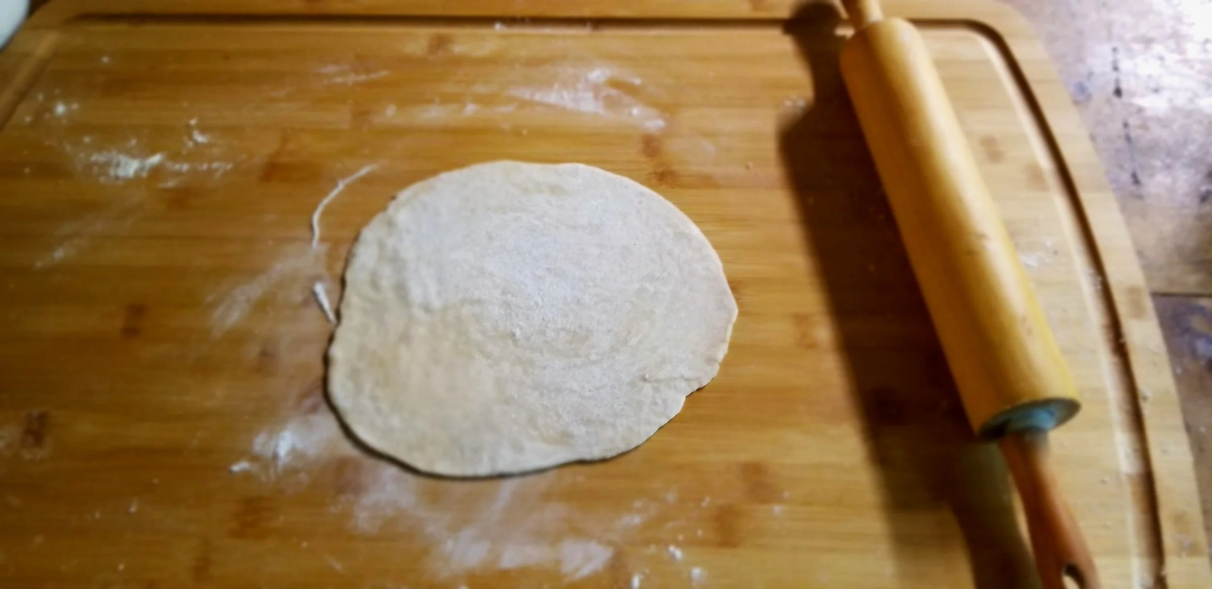 Tortilla rolled out