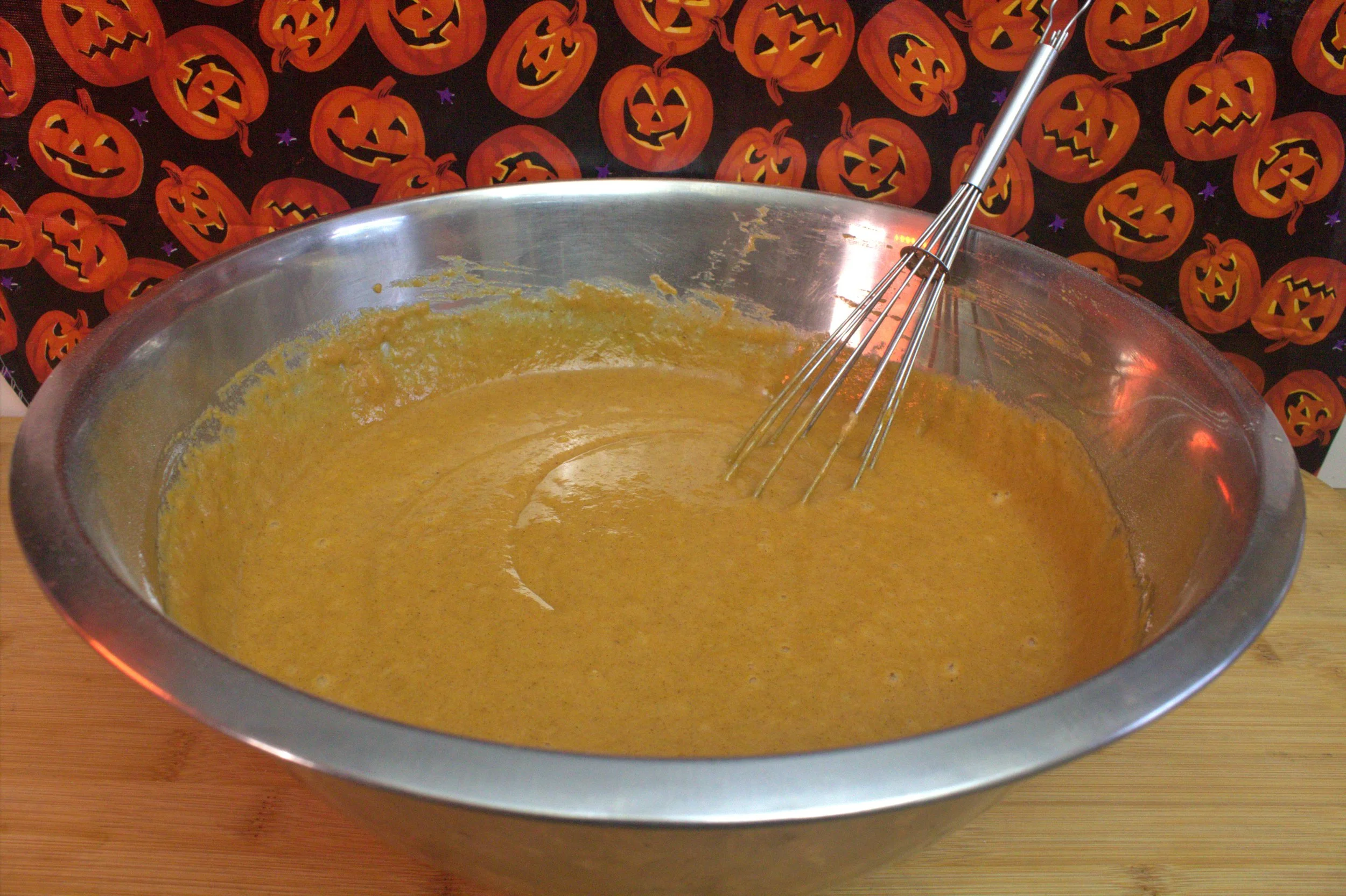 Pumpkin roll wet ingredients