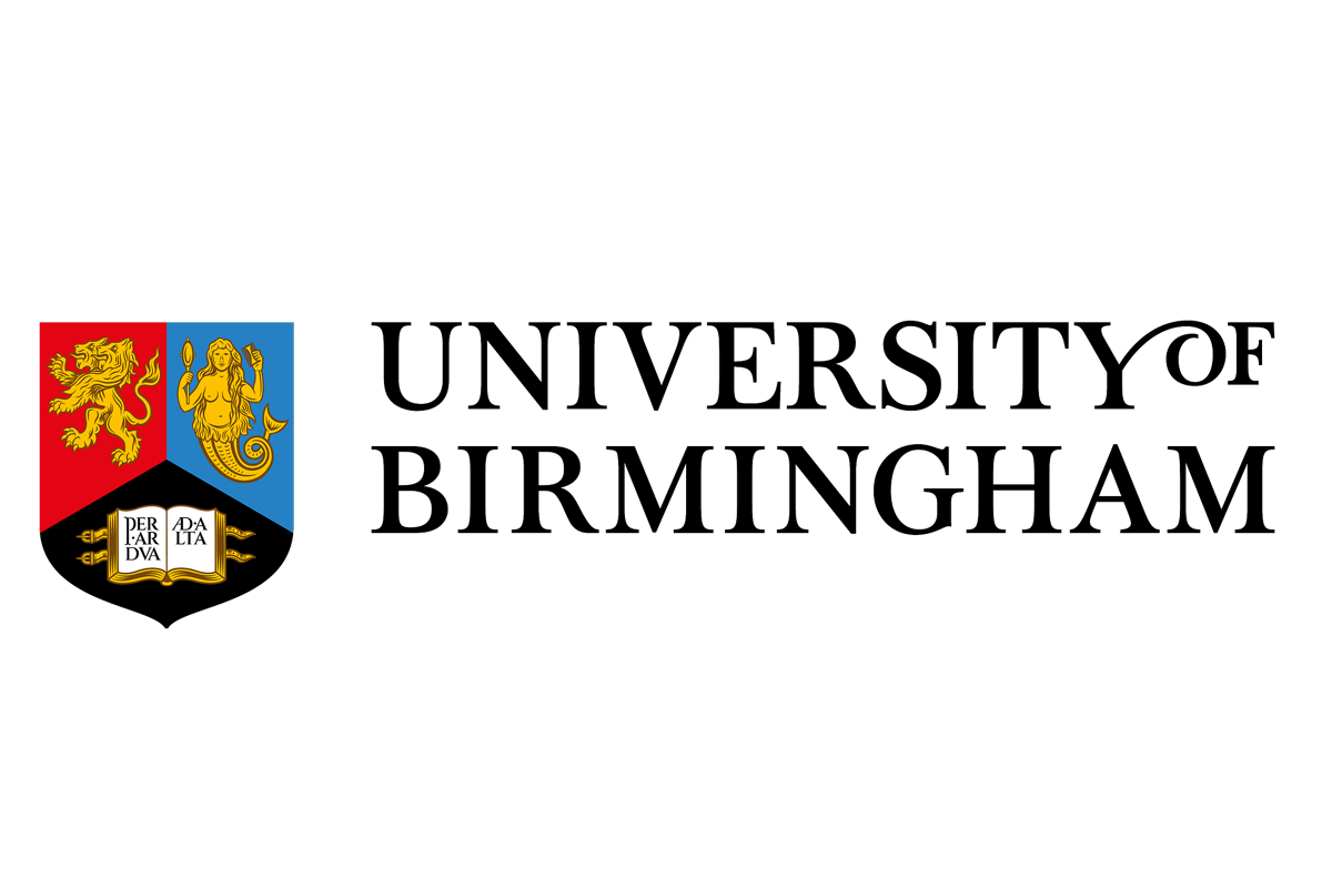 The logo for University of Birmingham