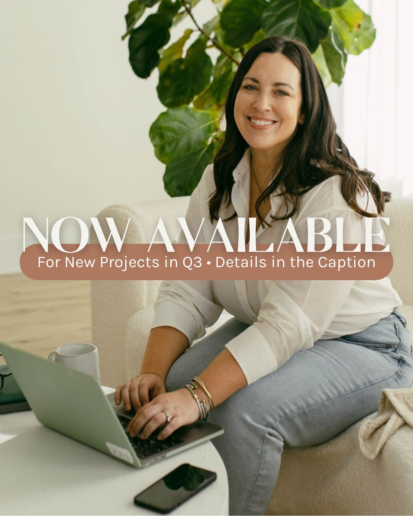 NOW BOOKING NEW PROJECTS FOR Q3! ⬇️

🤳 Monthly UGC+ content creation (Reels and TikTok specific) &mdash; let me create video-first, short-form content to boost your monthly content calendar &mdash; for any type of brand, but I specialize in lifestyl