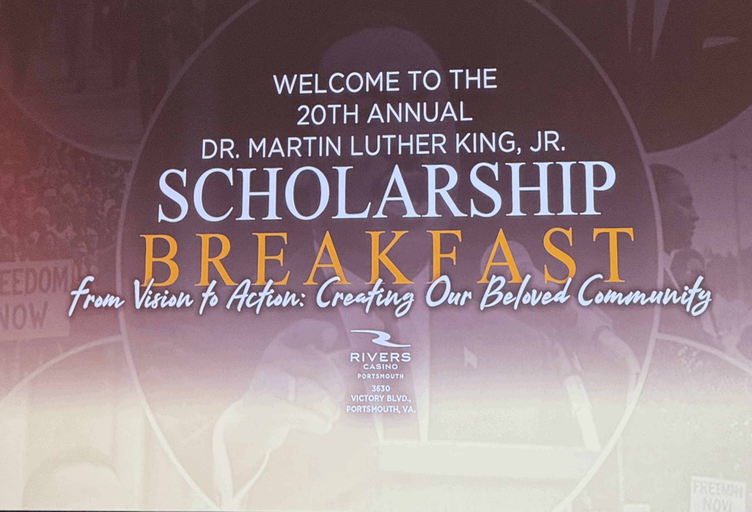 Dr Martin Luther King Scholarship Breakfast 