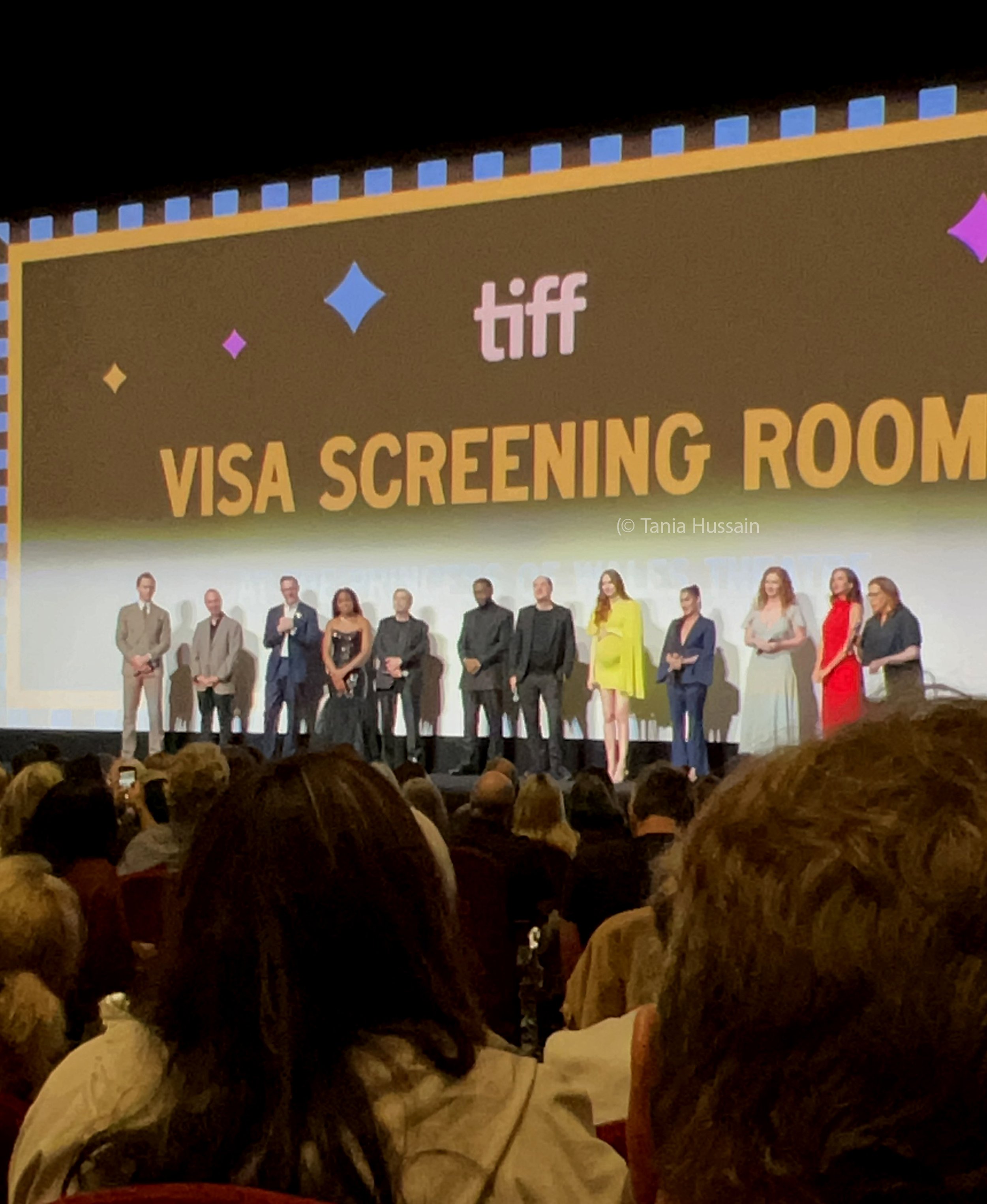 The cast of Life of Chuck at the Visa Screening room gala presentation.