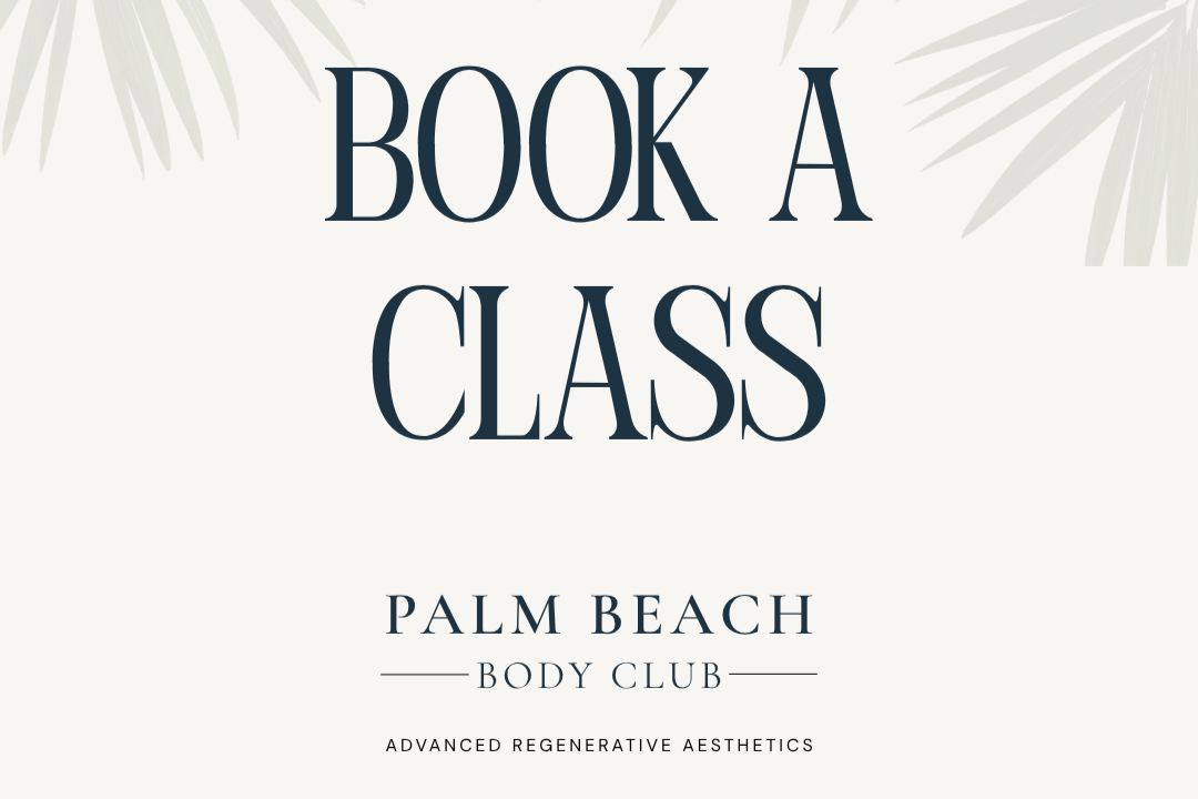 Text saying 'Book a Class' on a pink background.