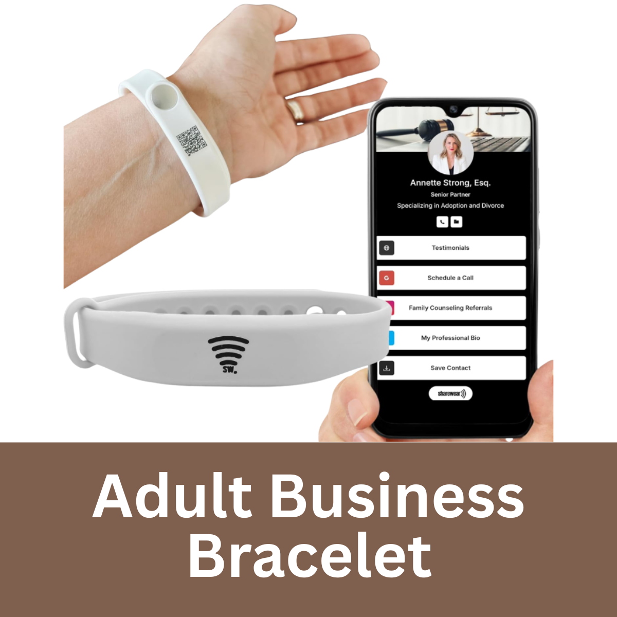 Adult Adjustable: White