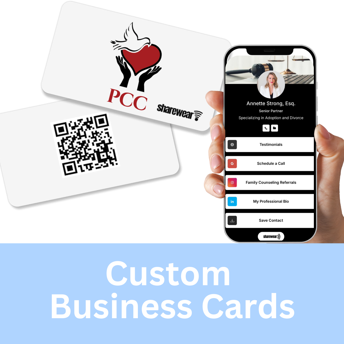 Digital Business Card: Custom
