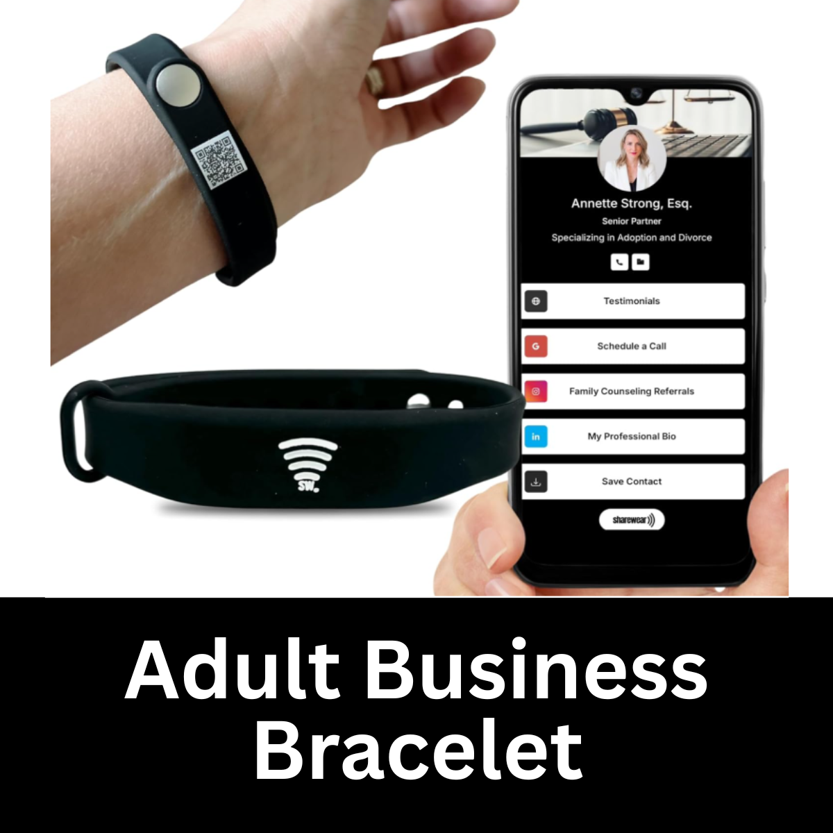 Adult Adjustable: Black