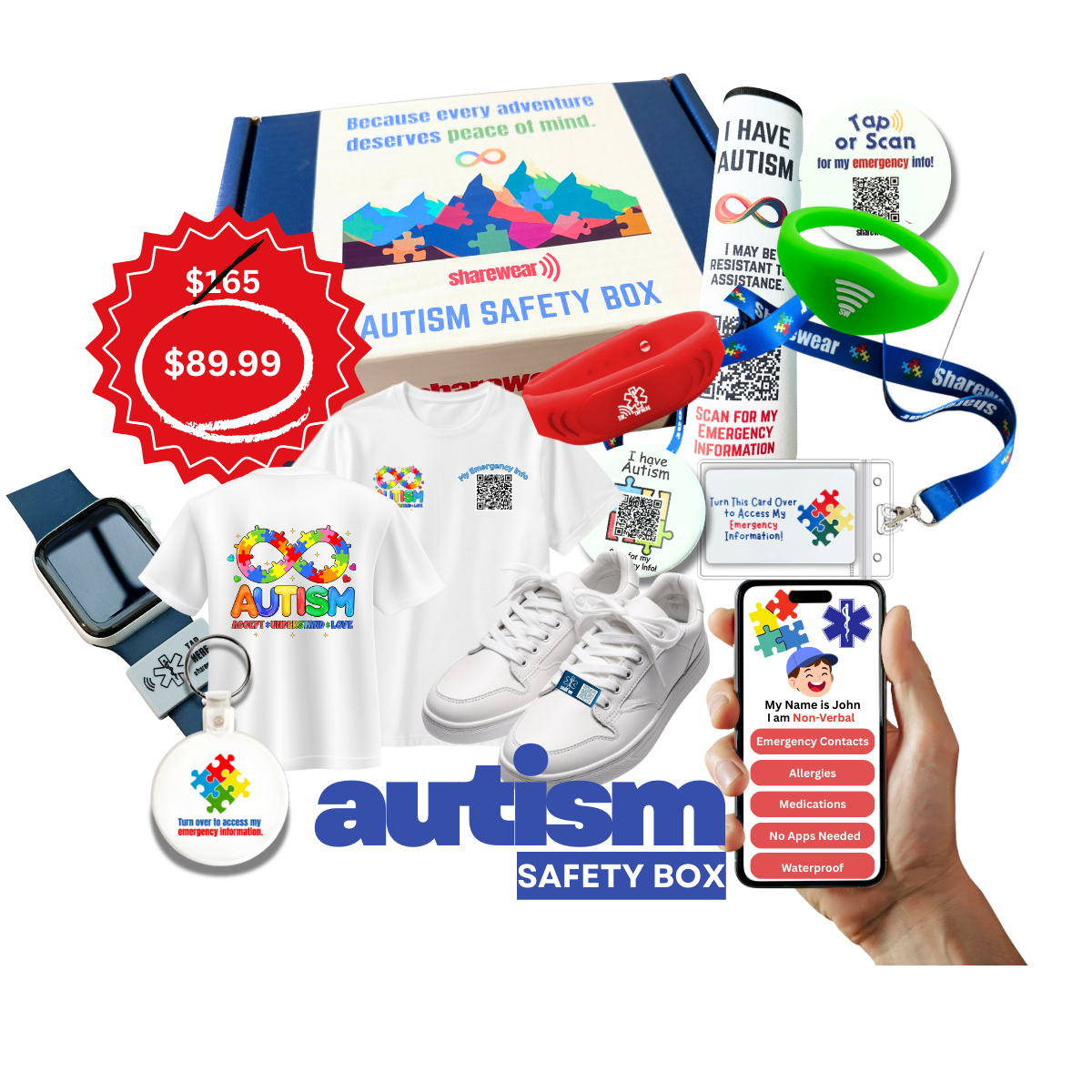 Autism Digital ID Safety Box: Ultimate Bundle