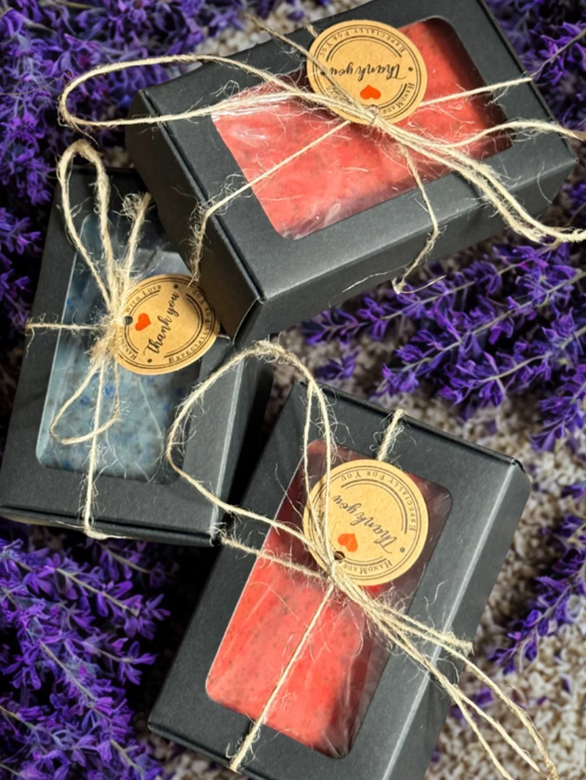 Oatmeal and Shea butter soap w/ lavender buds