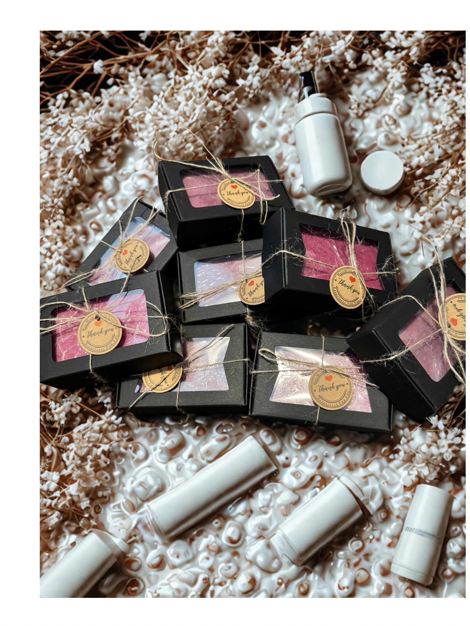 Goats milk soap infused with rose gold