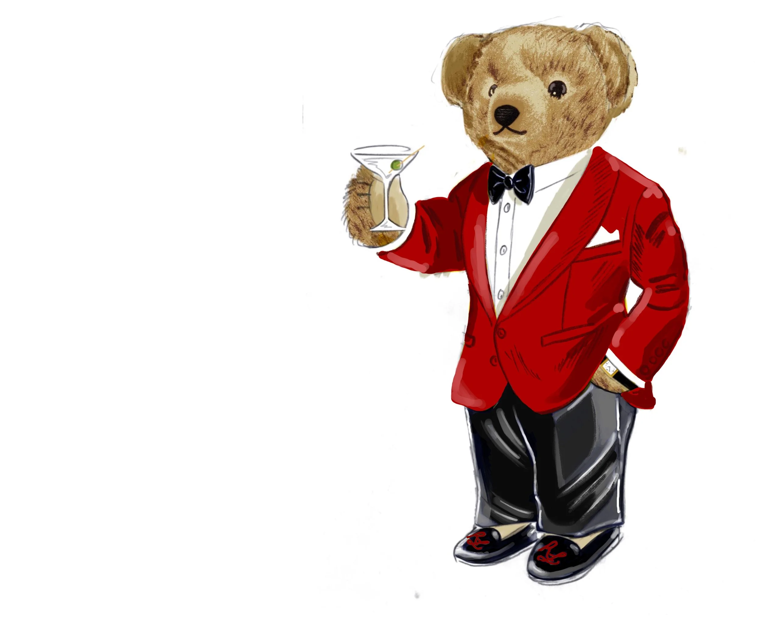  Updating an existing design with red details for Chinese New Year collection 