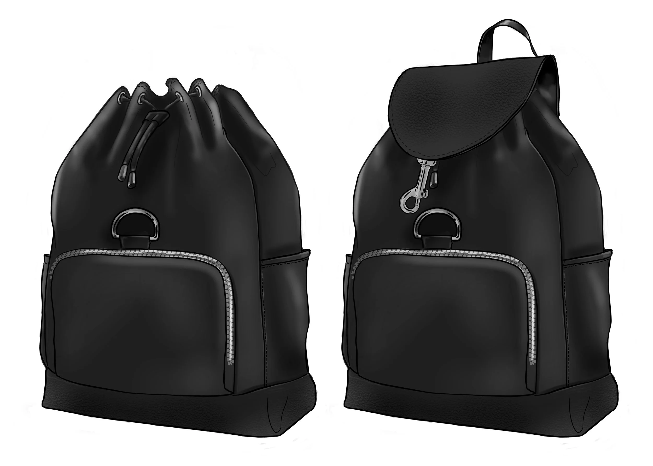  Bag concept development sketches 