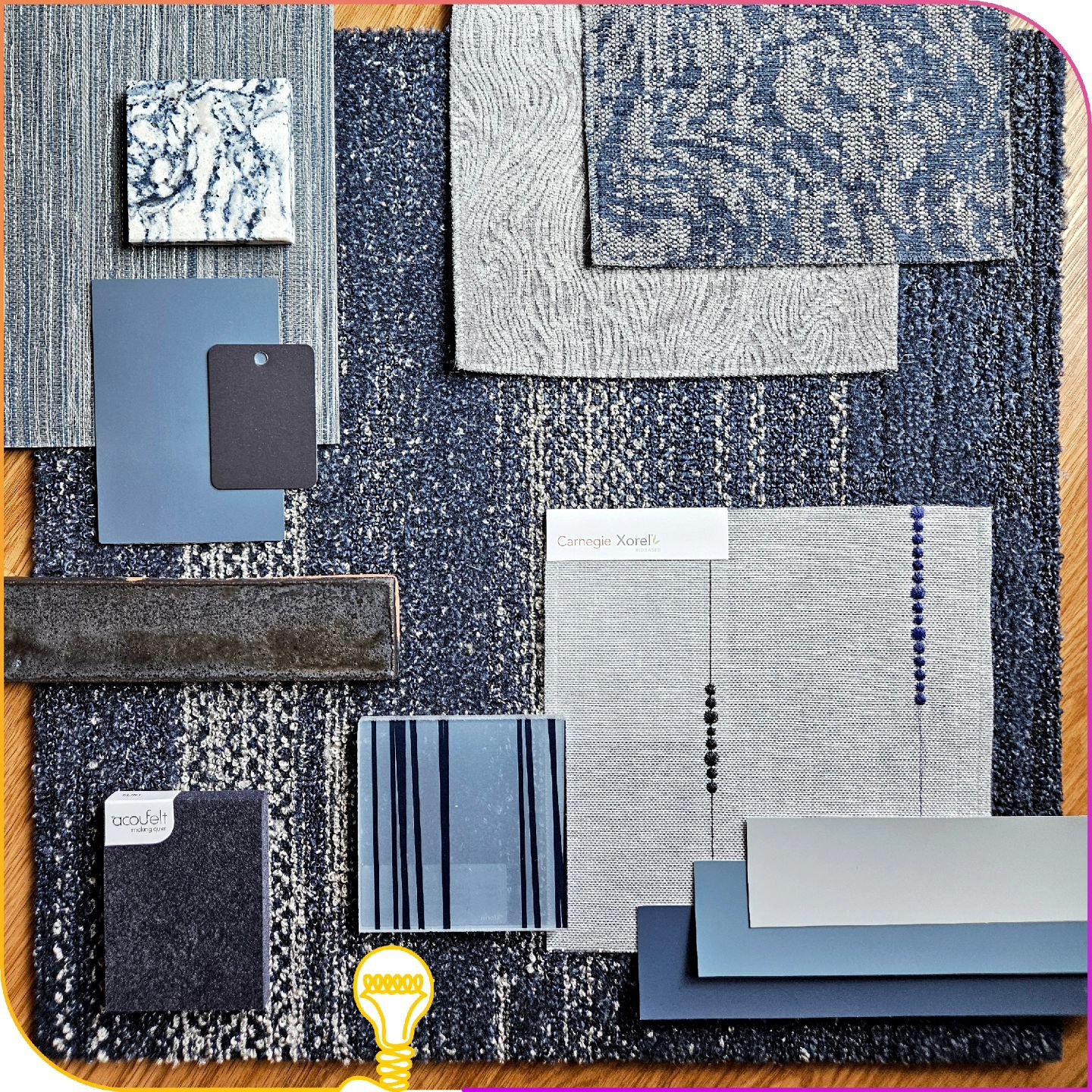 &quot;April Showers...&quot;
.
This Palette of the Month takes a typical design request of our industry, inspiration from the Pacific Northwest, and interprets in a different way. While the stereotype of Seattle is that everyday is gray and rainy is 