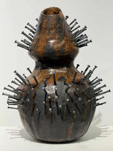 Spirit Vessel I, 2026
12 x 10 x 10 inches
stoneware, nails