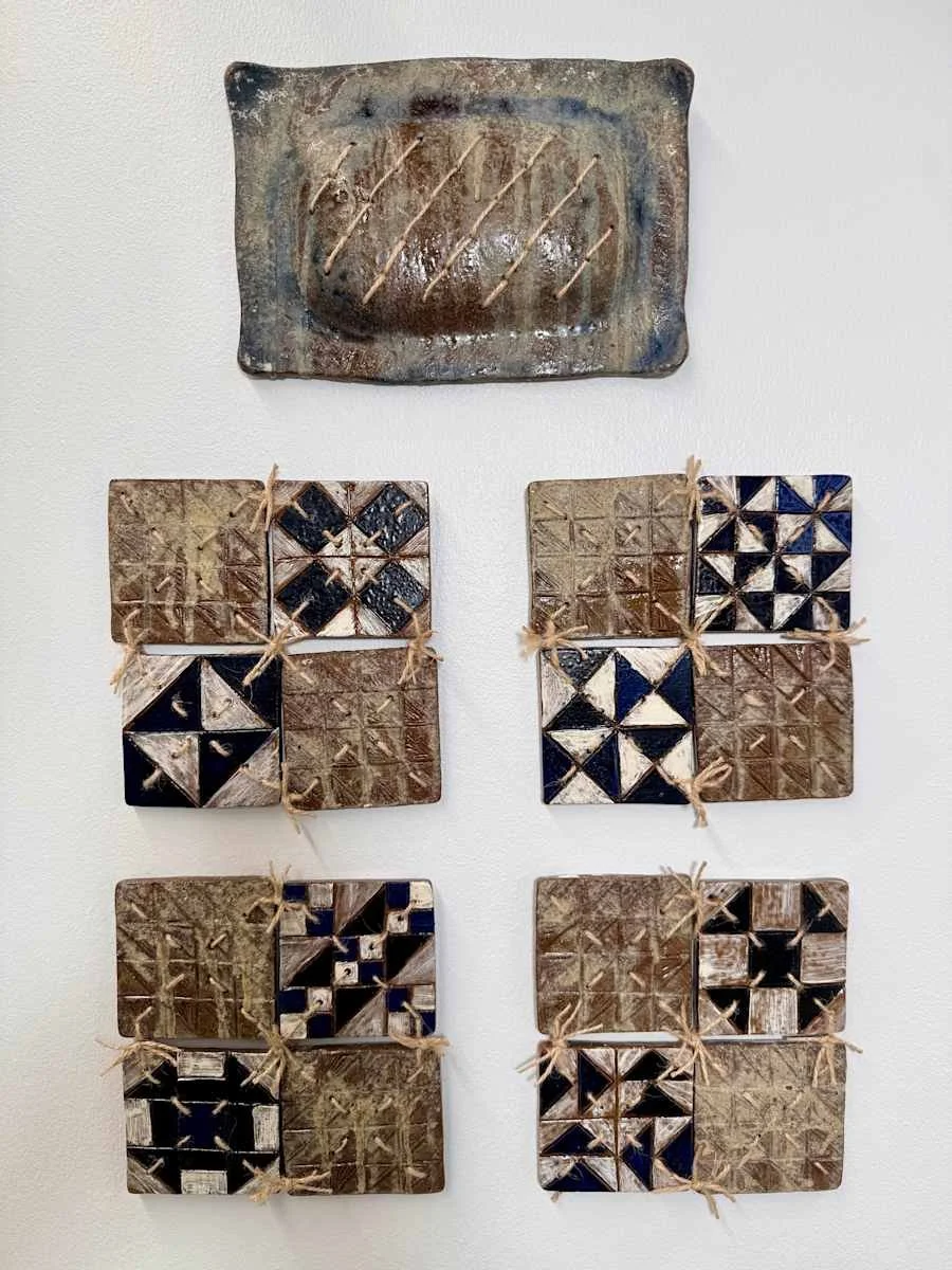 A Meditation of Freedom and Liberation Embedded in Clay, 2026
stoneware, jute twine