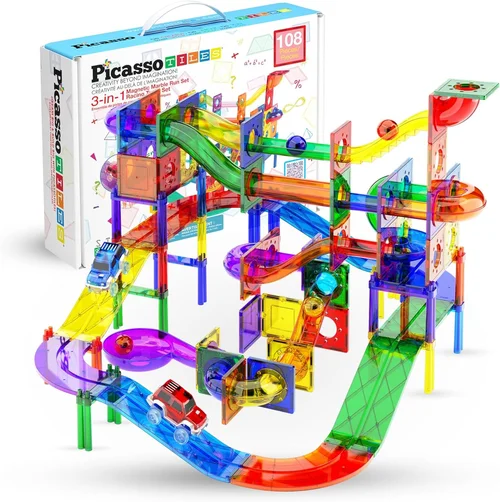 PicassoTiles 45pc Marble Run