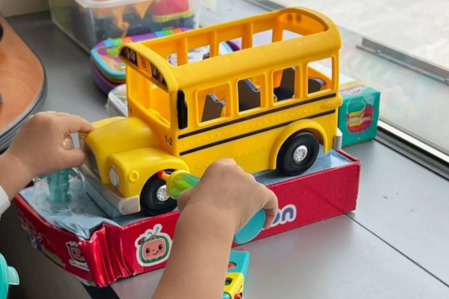 The Yellow Cocomelon Bus Wasn't a Gift. It Was Medicine.