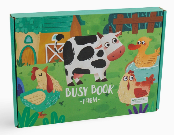SpiritnSprout Farm Busy Book for Toddlers