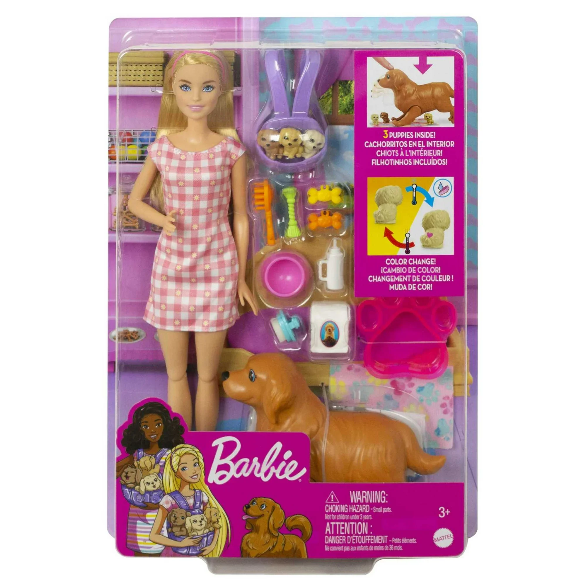 Barbie Pets Doll & Newborn Pups 9.webp