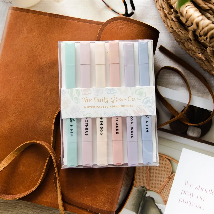 Muted Pastel Highlighters – Set of 6