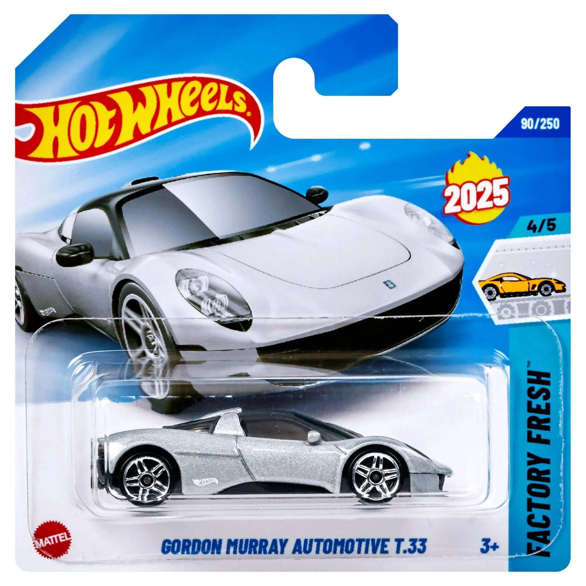 Hot Wheels Die-Cast Single Car – 1:64 Scale (Styles May Vary)