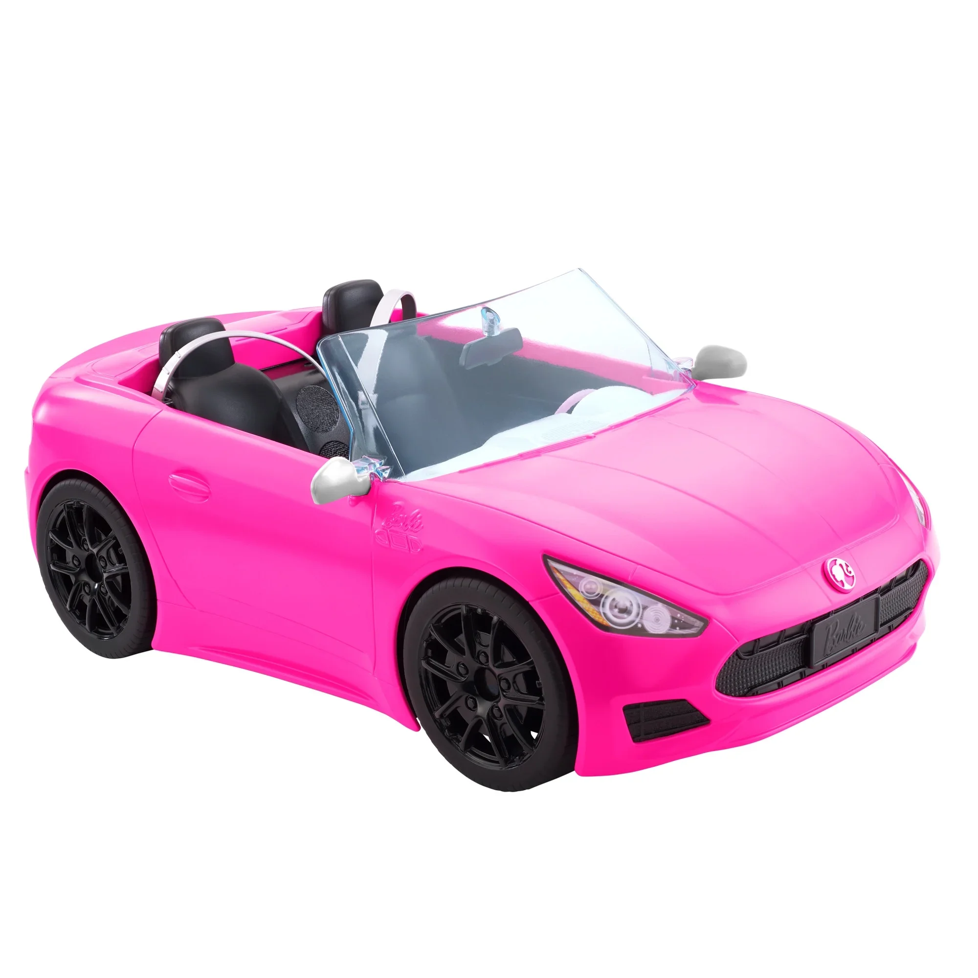 Barbie Pink Convertible Car Vehicle Playset