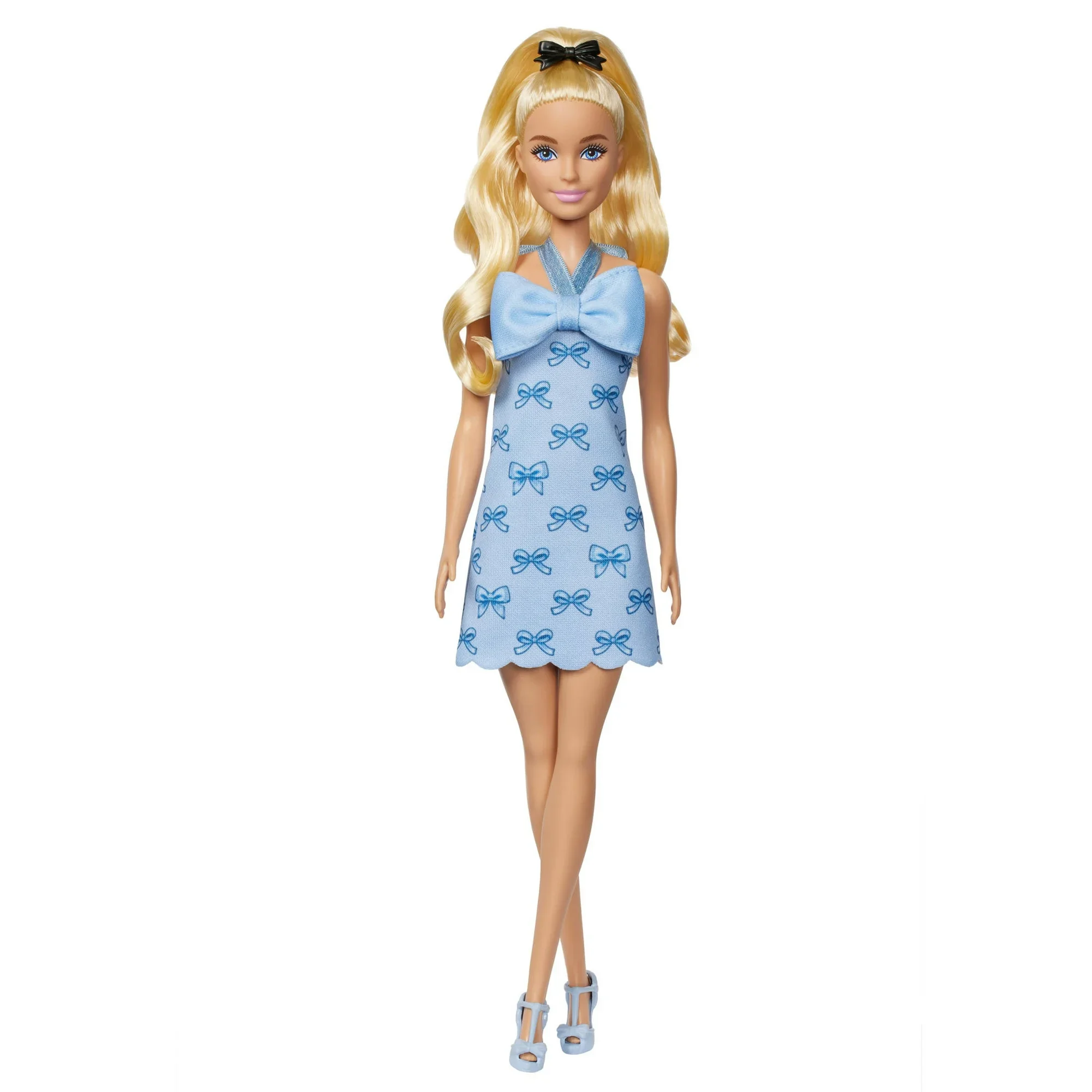 Barbie Fashionistas Doll #237 – Blue Bow Halter Dress