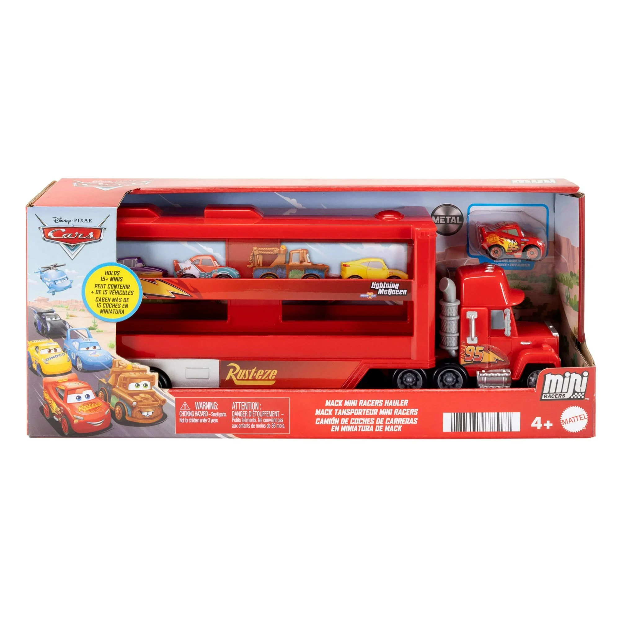 Disney Pixar Cars Mini Racers Mack Transporter 5.webp