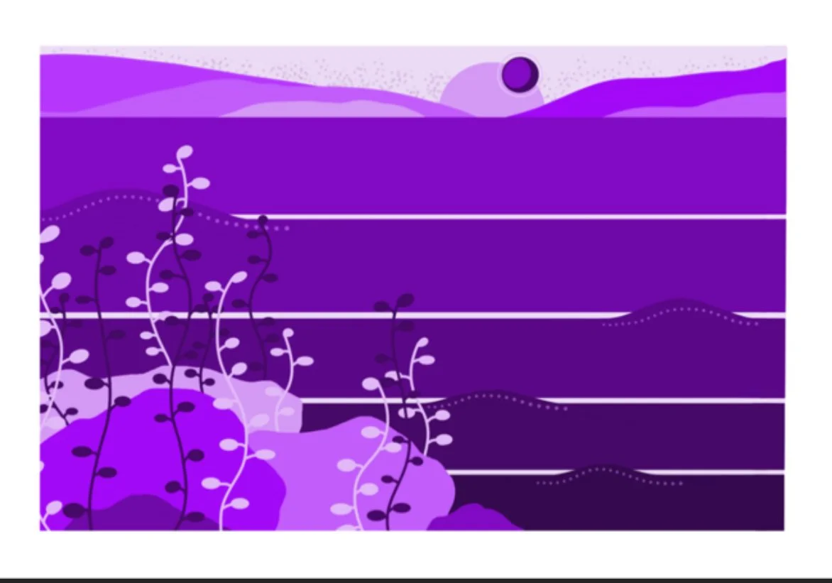 amethyst depths, 2025, giclee print