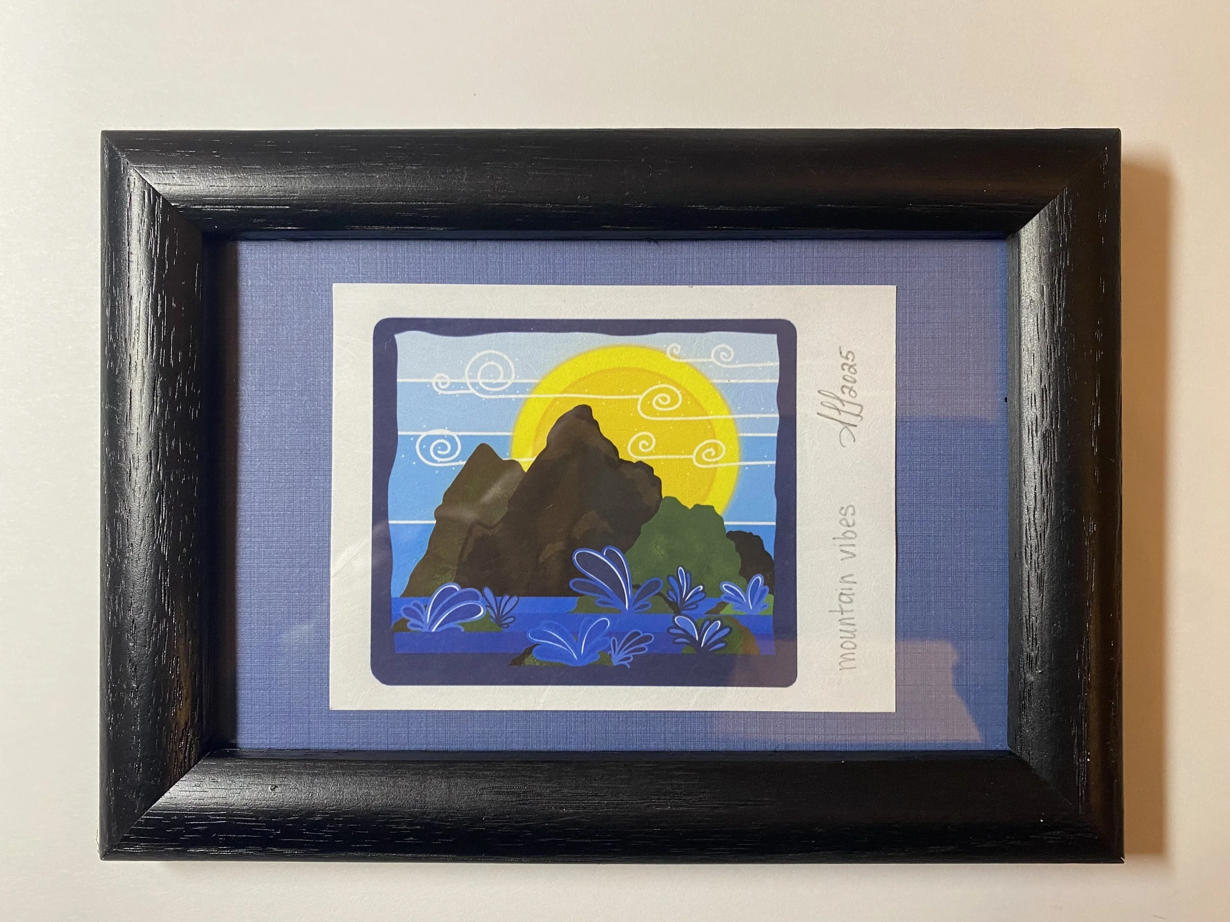 Mountain vibes, giclee print